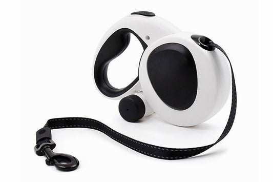 5m Auto Retractable Dog Leash with LED Light Pet Walking Lead for Small Medium Large Dogs - L