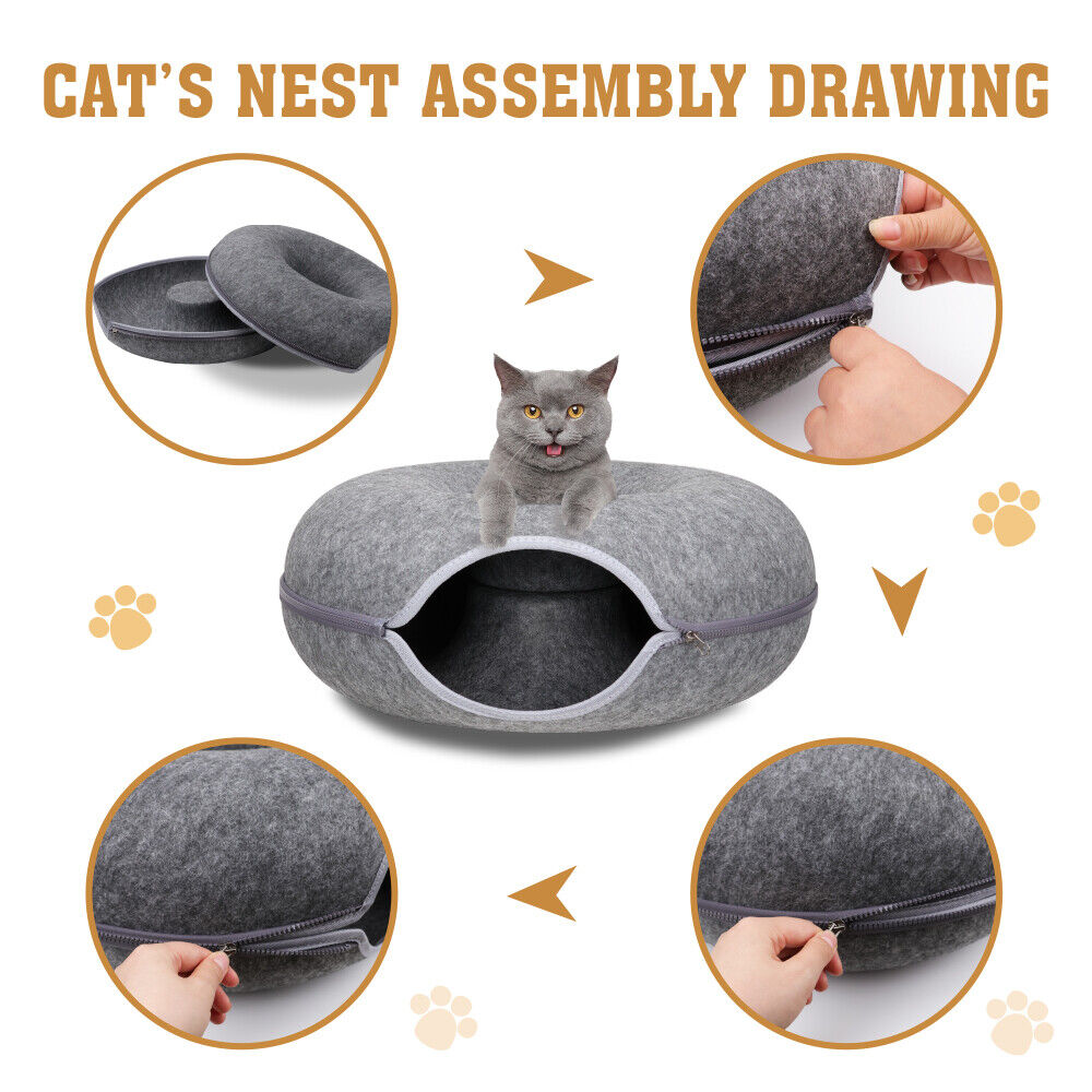 Felt Cat Tunnel