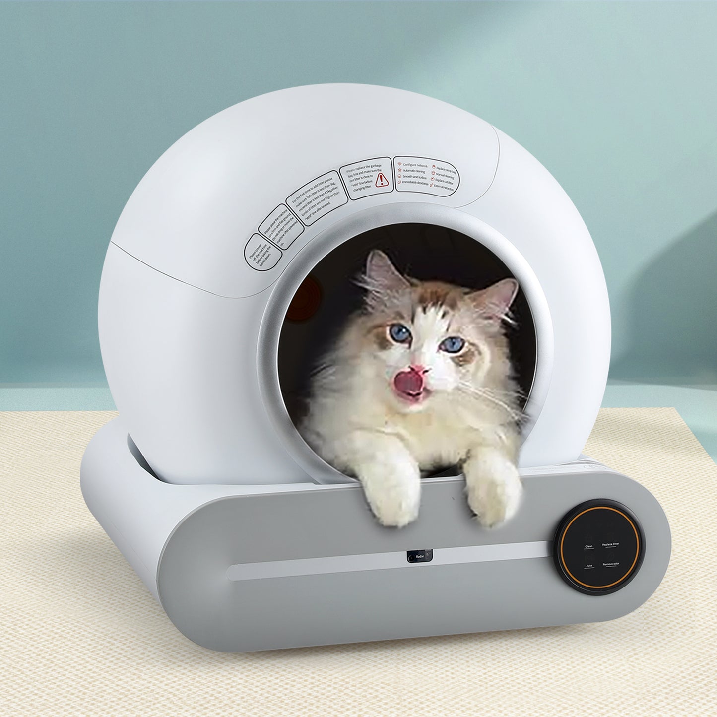 i.Pet Automatic Cat Litter Box - Self-Cleaning - Large 9L