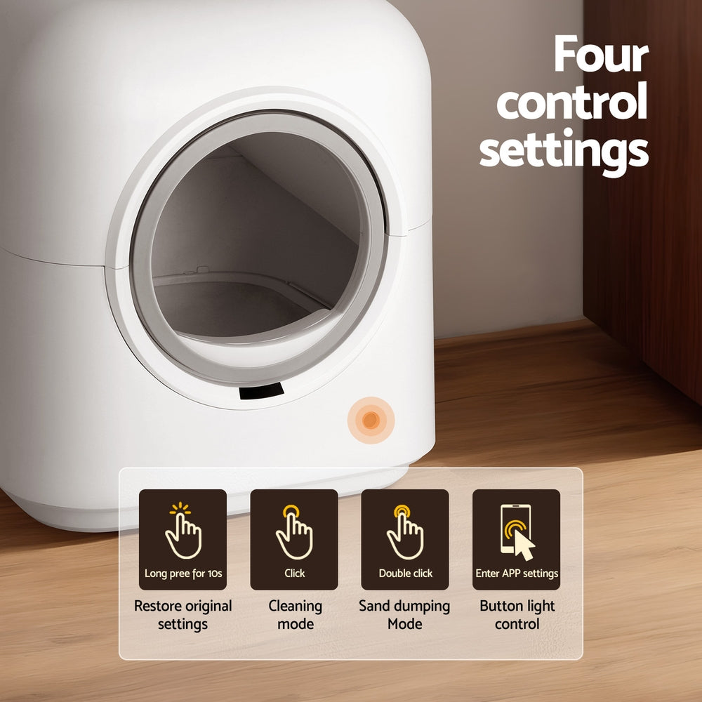 i.Pet Automatic Cat Litter Box - Self-Cleaning - Large