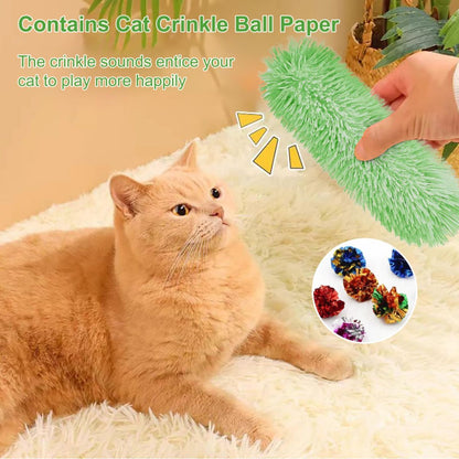 3-Piece Cat Toys Interactive Cat Toys Cat Pillow Toys Catnip Toys Indoor Cat Toys Soft