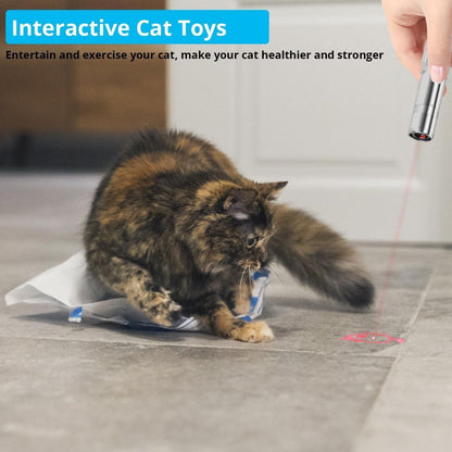 Indoor Cat Toy USB Rechargeable Cat Toy 7 Mode Cat Toy Cat And Dog Interactive