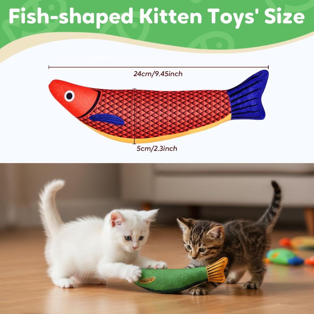 3 Cat Toys Australia Fish-Shaped Cat Toys Catnip Toys Cat Scratching Stick