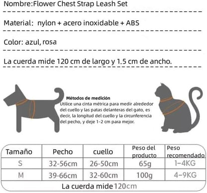 Dog harness - dog harness - dog harness small dog - Anti-pull harness - Y-shaped harness - Pet harness - Cat escape harness - Adjustable harness for small and medium dogs (pink, size M)