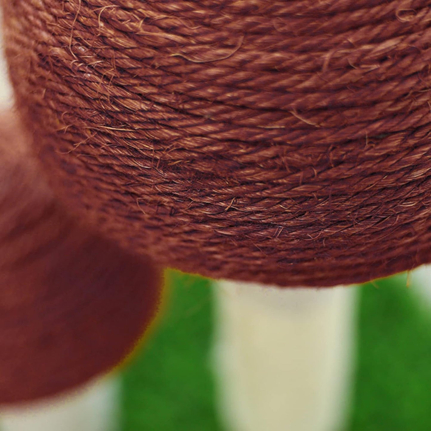Mushroom Cat Scratching Post with Natural Sisal