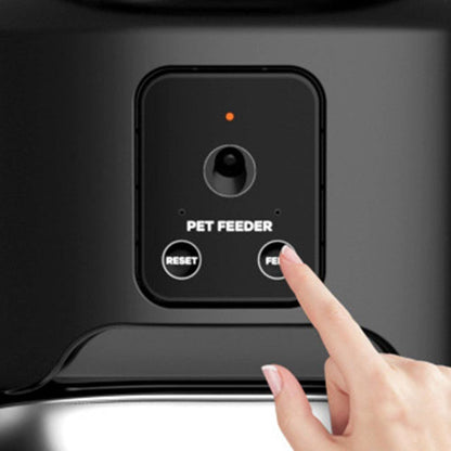 Automatic Cat Feeder WiFi Automatic Dog Food Dispenser with Camera Remote