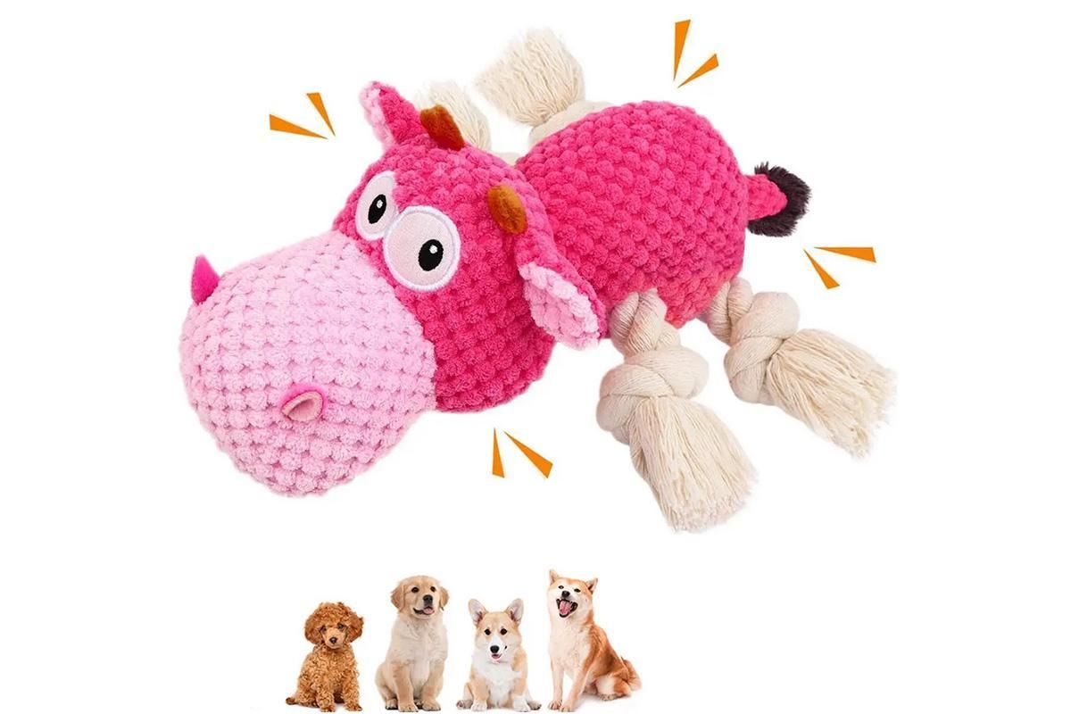 Dog Toys for Aggressive Chewers - Squeaky Toys to Keep Dogs Busy Style 2