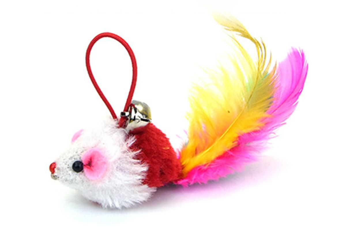 20Pcs Interactive Cat Wand Toys with Feather Replacements for Cats Play and Exercise