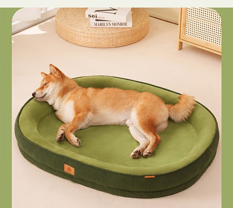 Pet Bed Dog Bed Cat Bed All-Season Washable Dog Bed Small Dog Bed Medium Dog - tan - Size XL90-75-12