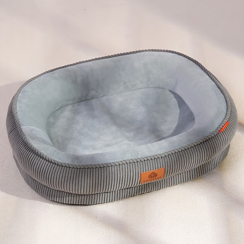 Pet Bed Dog Bed Cat Bed All-Season Washable Dog Bed Small Dog Bed Medium Dog - tan - Size XL90-75-12