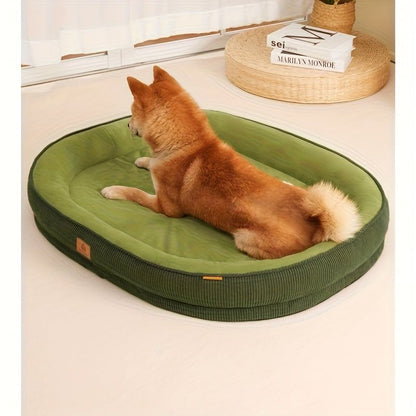 Pet Bed Dog Bed Cat Bed All-Season Washable Dog Bed Small Dog Bed Medium Dog - tan - Size XL90-75-12