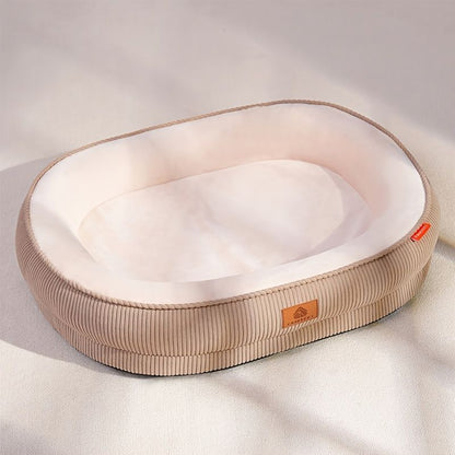 Pet Bed Dog Bed Cat Bed All-Season Washable Dog Bed Small Dog Bed Medium Dog - tan - Size XL90-75-12