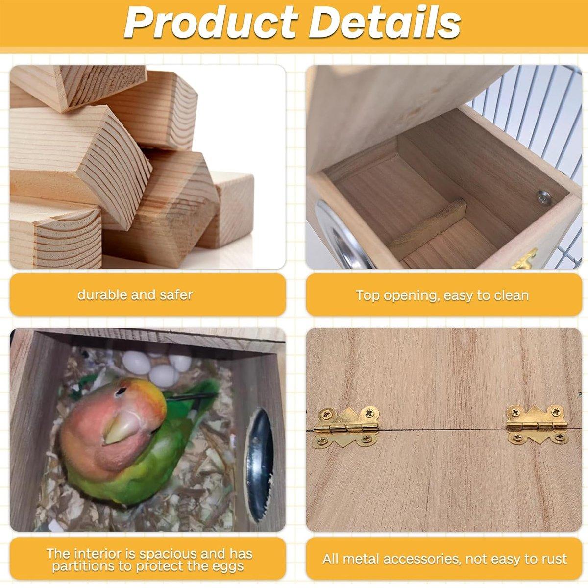 Natural Wooden - Breeding Box