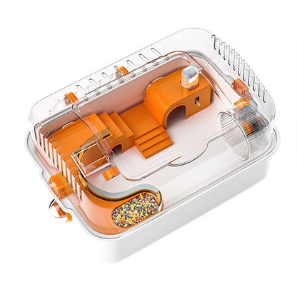 Acrylic Tunnel Hamster Cage - Small Pet Habitat
