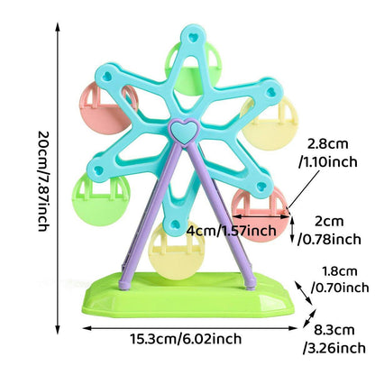 Interactive Ferris Wheel Parrot Toy