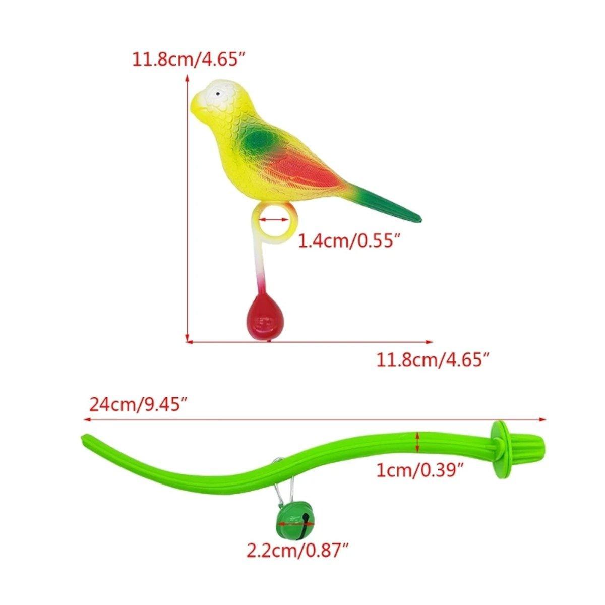 Parrot and Bell Bird Toy