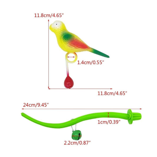 Parrot and Bell Bird Toy