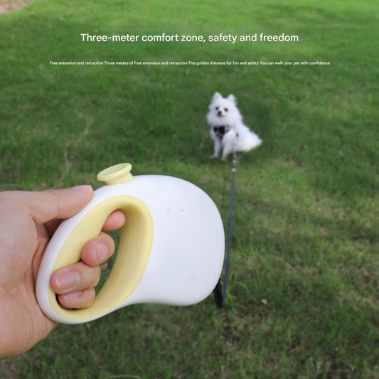 Retractable Dog Leash - Reflective Pet Lead with 3m Extension, One-Button Control - Various Colours