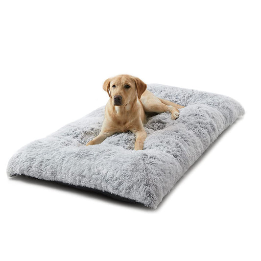 Orthopedic Long Dog Bed - Grey