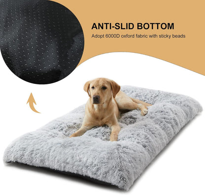 Orthopedic Long Dog Bed - Grey