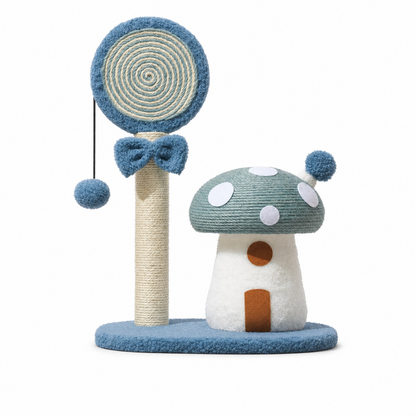 Mushroom Cat Scratching Post - Various Colours