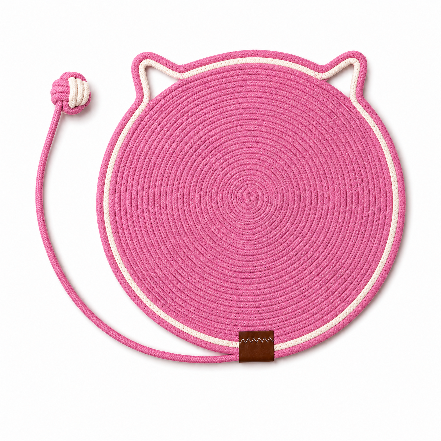 Cat Scratching Mat with Attached Toy Ball - Various Colours